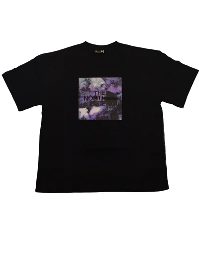 تیشرت لانگ نخ پنبه طرح دار the north face