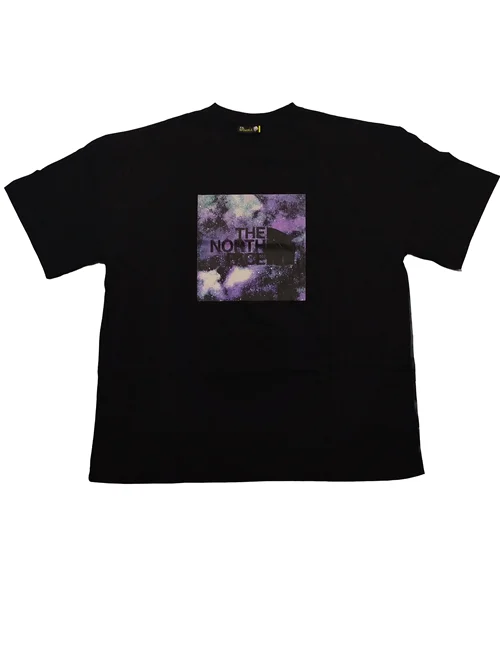 تیشرت لانگ نخ پنبه طرح دار the north face